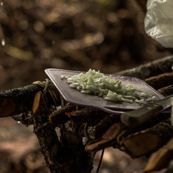 Food at pico da neblina expedition