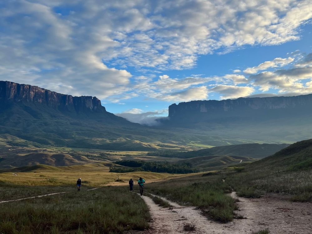 Fin de la randonnée au Mont Roraima 
