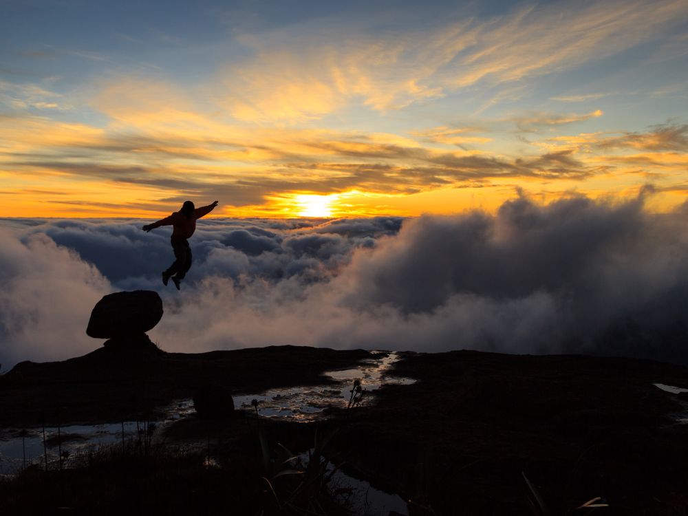 Sunset Mount roraima trek