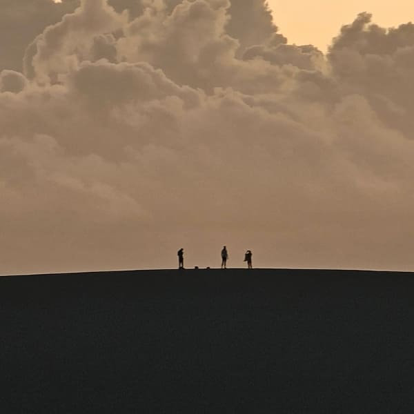 Afternoon at the Lencois Maranhenses lagoon