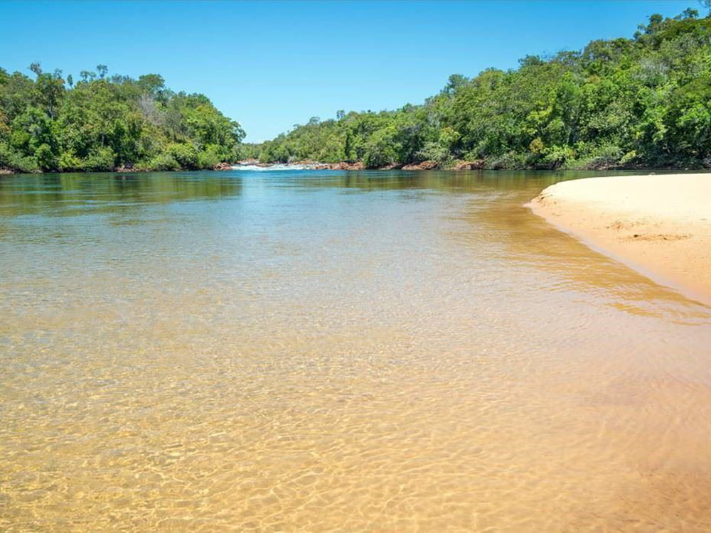 Plage de la rivière Parc de Jalapão