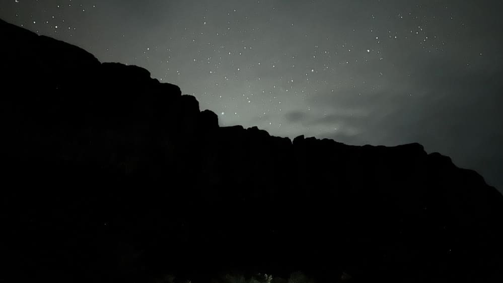 Night in Mount Roraima Brazil