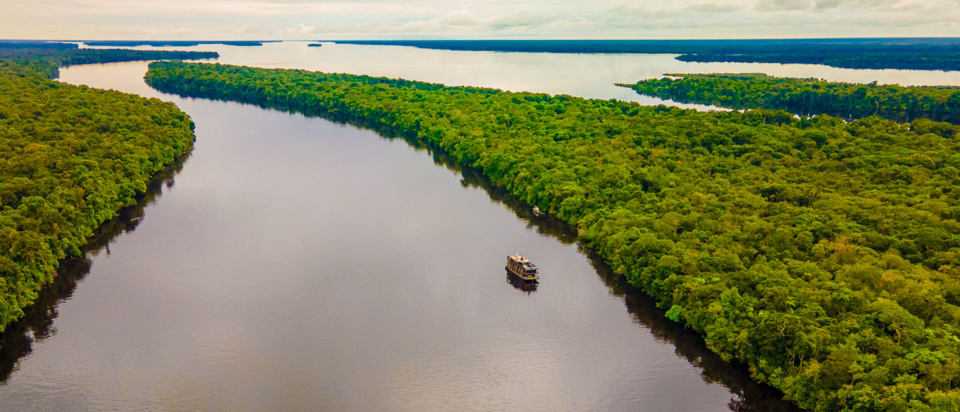 Cruzeiro de luxo na Amazônia