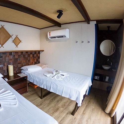 Suíte em cabine - cruzeiro pelo rio Amazonas