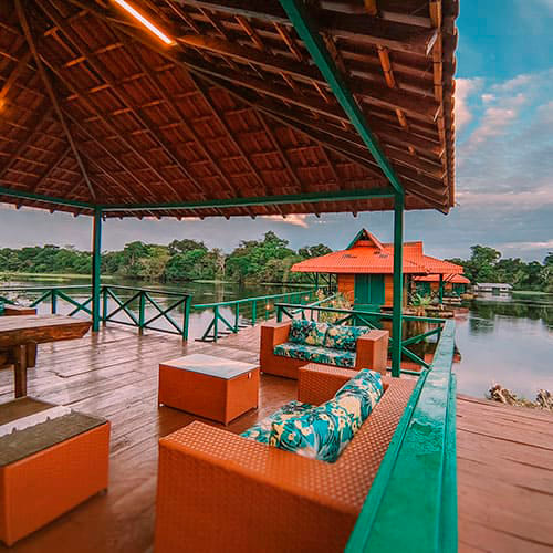Lodge Amazon jungle