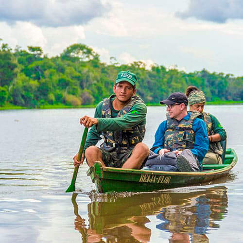 Canoë - Forêt amazonienne
