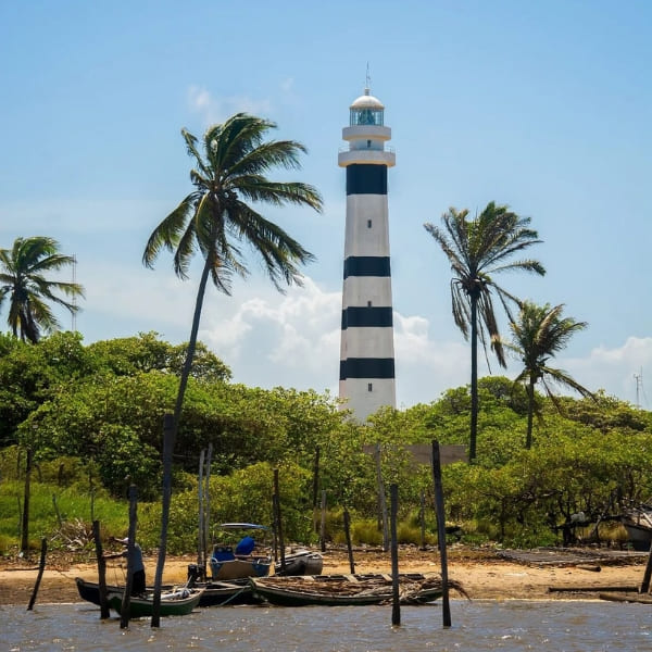 Lighthouse in Vassouras at Lencois Maranhenses