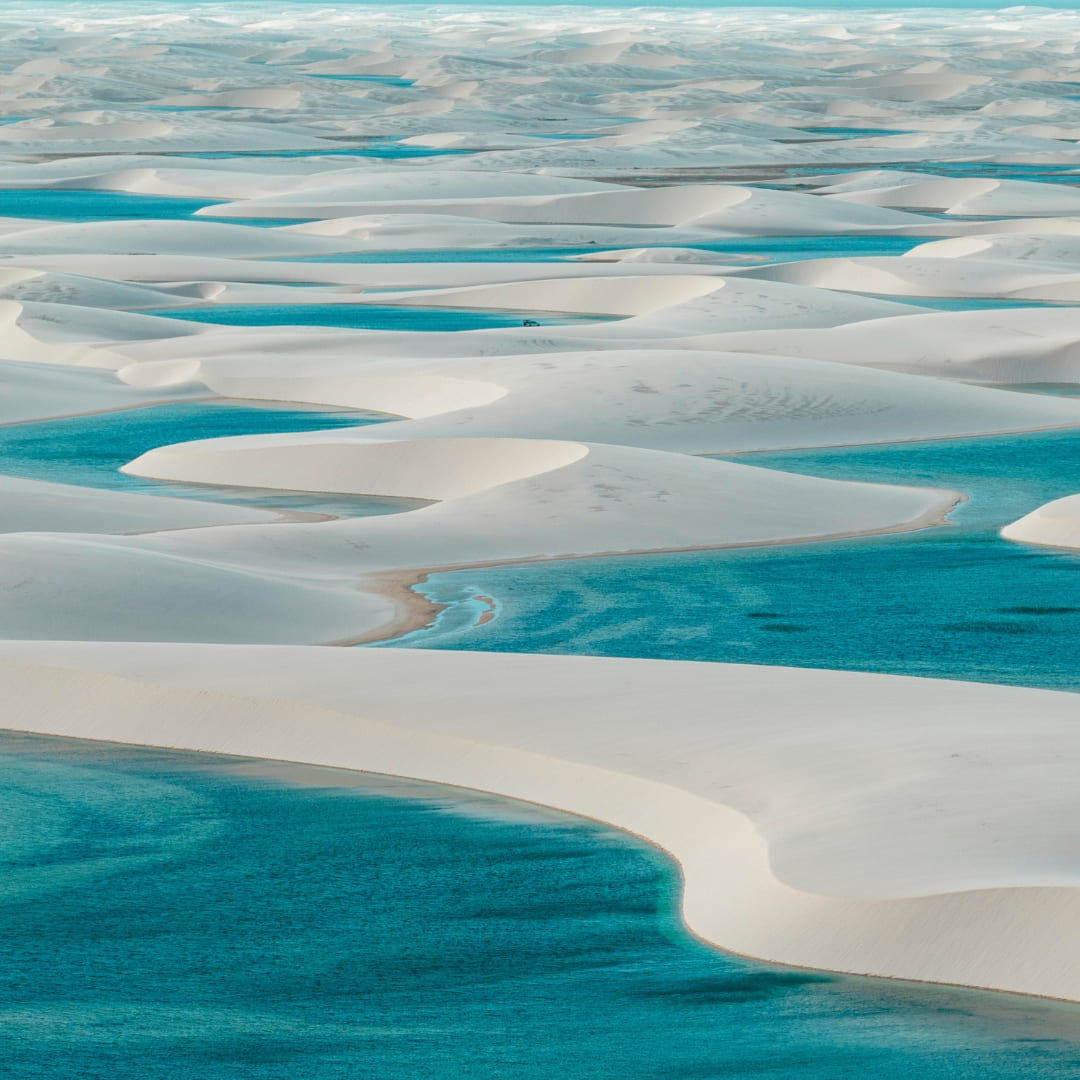 Blauwe lagunes Lençóis Maranhenses Trekking
