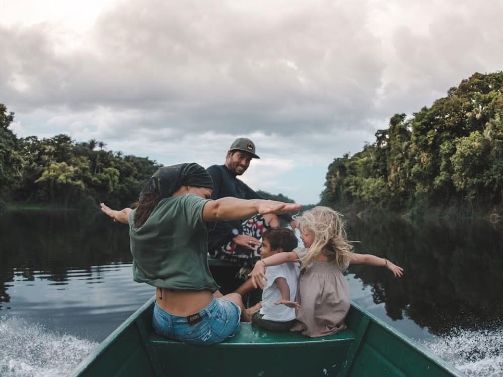 Family at Amazon Brazil