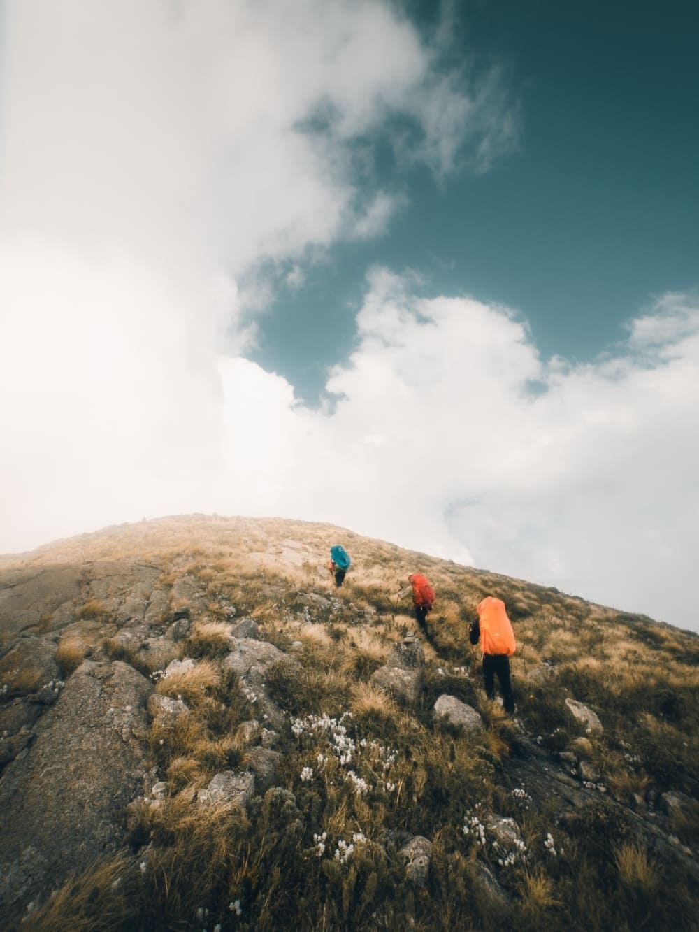 Climbing on Serra Fina mountain
