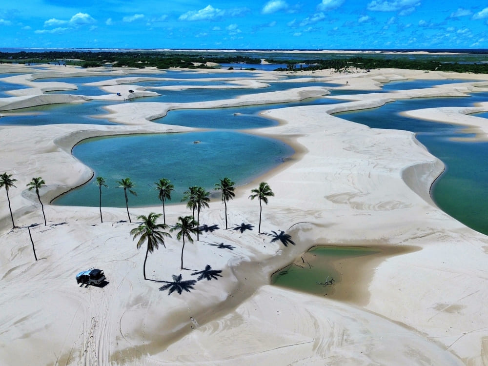 Sanddünen in Lencois Maranhenses Route der Emotionen
