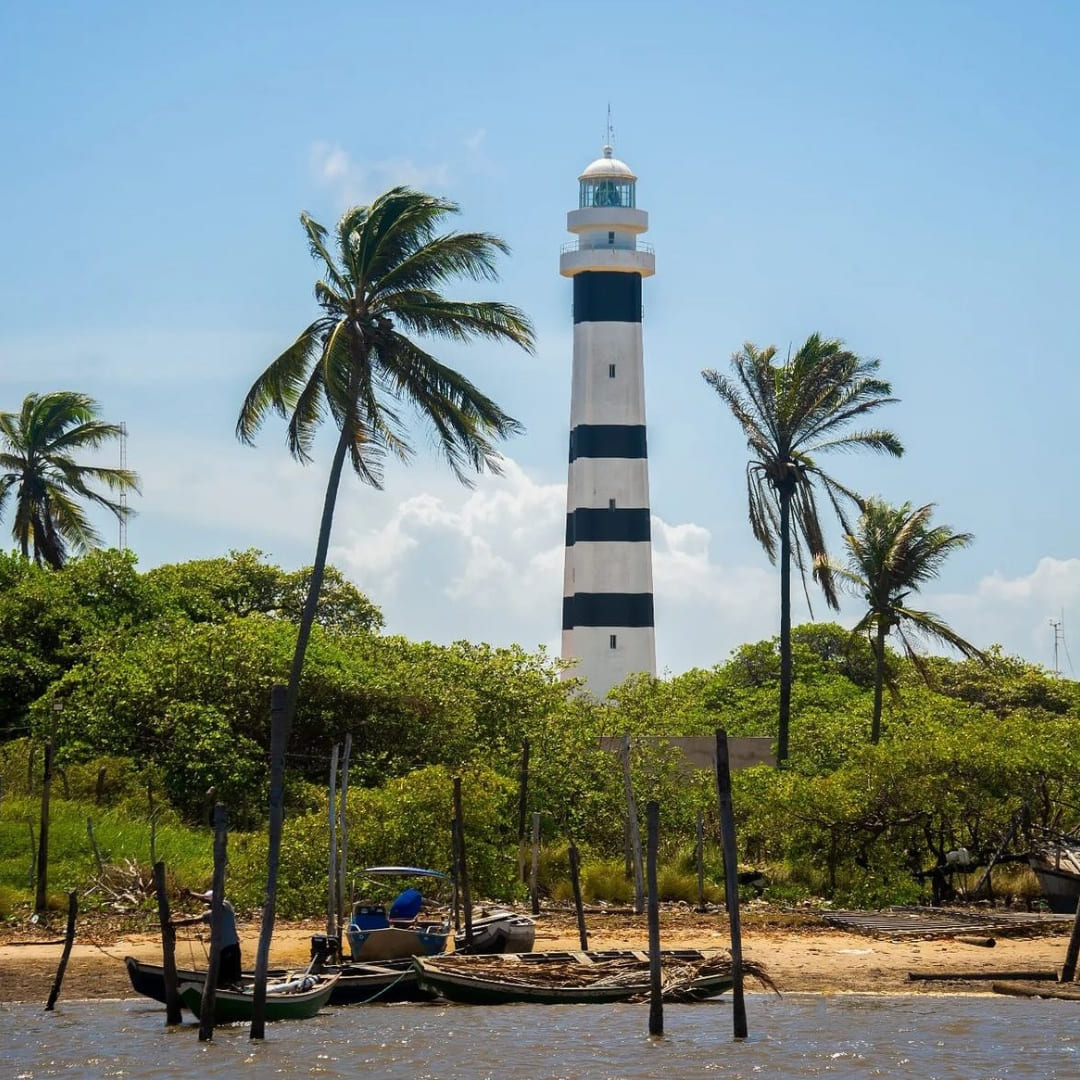 Vassouras Lighthouse in Lençóis Maranhenses, Brazil