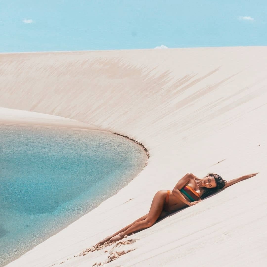 Sand Dunes and lagoons in Atins